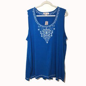 Philosphy Woman Sleeveless Tunic Plus Size